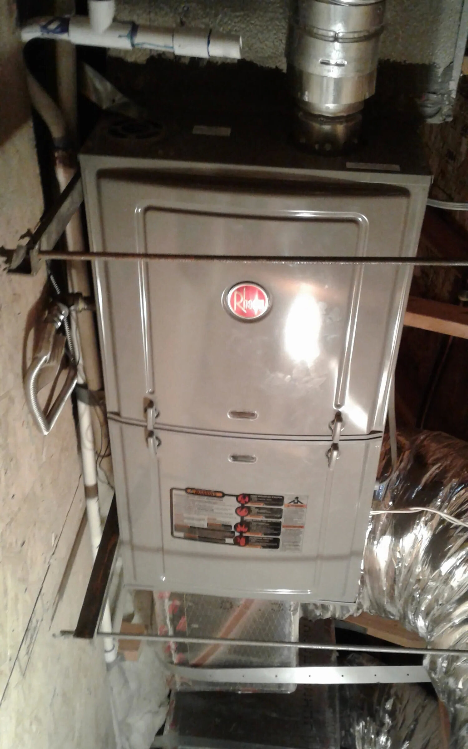 HVAC technician at work