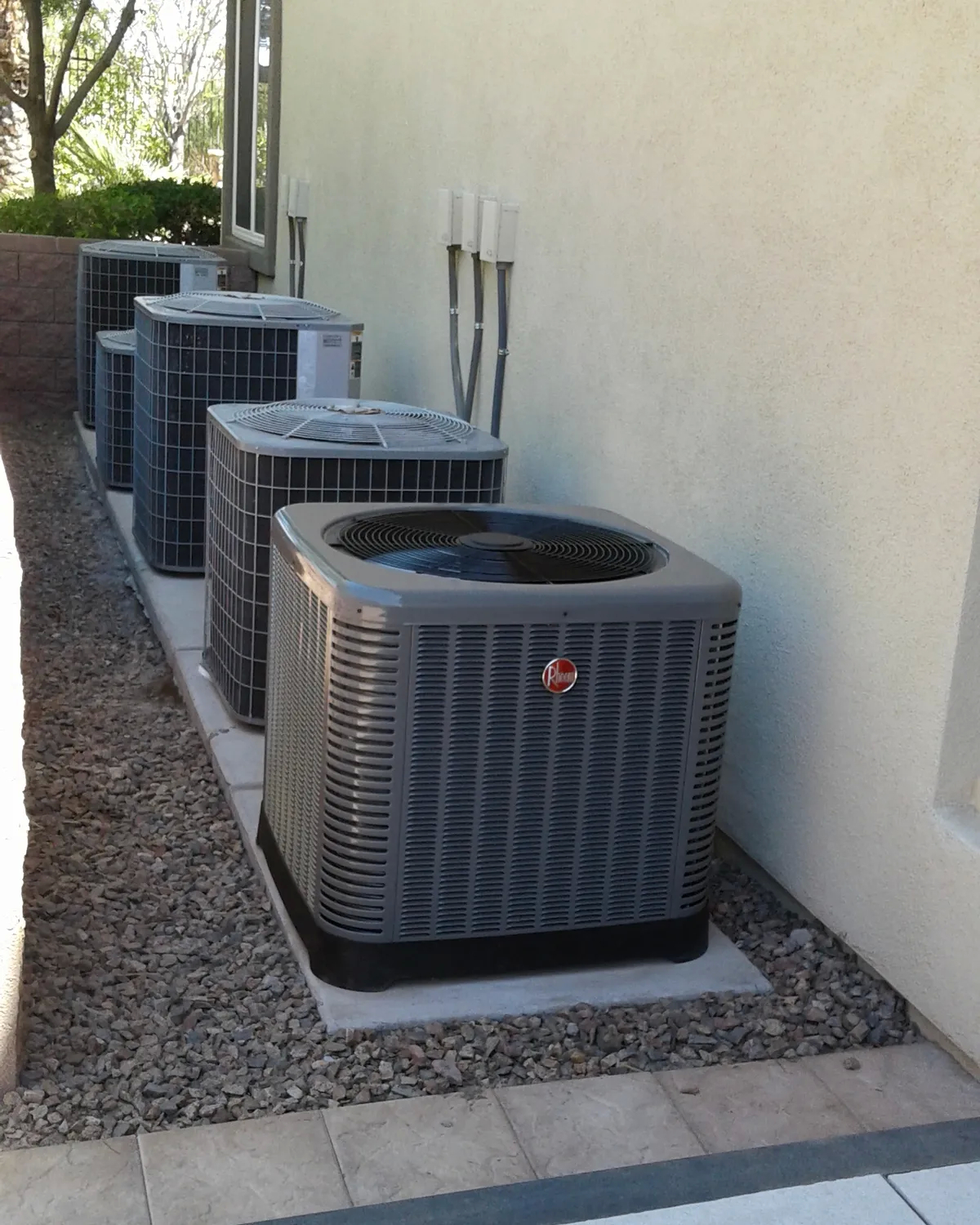 Air conditioning repair work