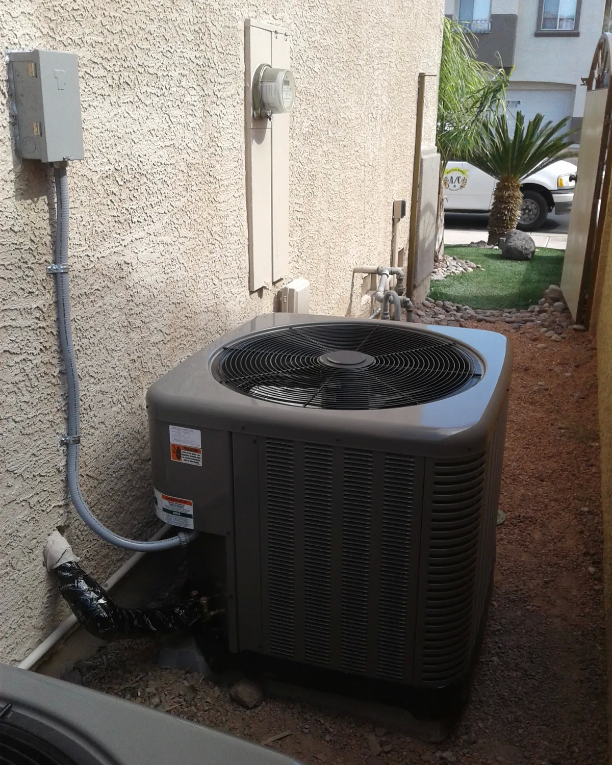 HVAC installation work
